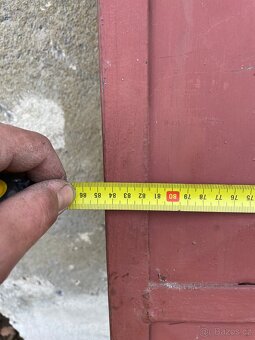 Ocelové dveře - levé - 10