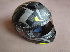 Vyklápěcí Moto přilba helma MT Atom Divergence Grey - 10