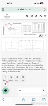 Dětská postel 80x180 Adeko Kids - 10