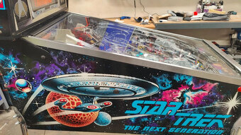 Flipper Pinball Star Trek STTNG 1992 včetně LED konverze - 10