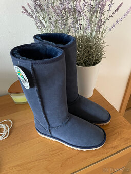 Nové modré kožené válenky sněhule boots UGG vel. 39 - 10