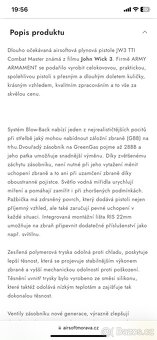 Prodám airsoft zbraň Combat Master - 10