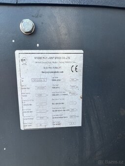 Použitý elektrický vysokozdvižný vozík CBD20SA-16 - 10