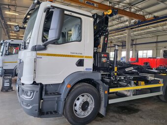 NOVÝ MAN TGM 18.290 RUKA HIAB + NOSIČ KONTEJNERU 10T - 10