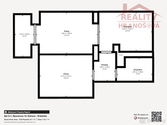 Prodej bytu v os. vl. s lodžií, 2+1, ul. Šponarova - 10