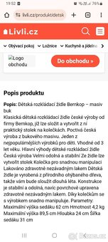 Dětská rozkládací židle Bernkop - 10