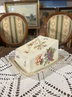 Keramická dóza na máslo ručně malovaná - 10