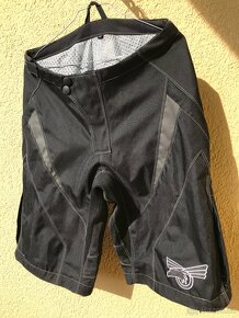 Nové kalhoty/kraťasy 2v1 ACCESS MOTOR 600D Grey Black M/30 - 10