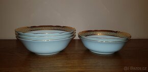 Porcelán žluto-zlatý lem THUN - 10