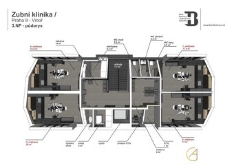 Pronájem ordinací 305 m2 - Praha - Vinoř, ev.č. 00440 - 10