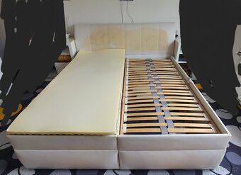 Manželská postel 2x2m s úložným prostorem - 10
