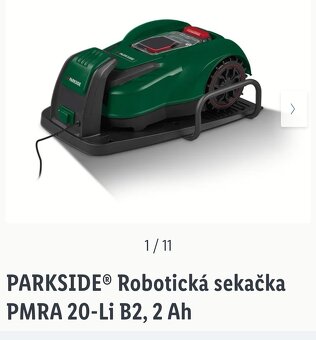 Robotická sekačka Parkside 500 m2 - 10