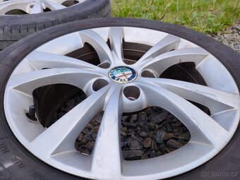 Alfa Romeo 205/55/16, 5x110 originál ALU kola - letní pneu - 10