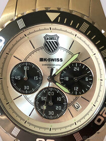 K-Swiss, náramkové hodinky, quartz, ocel - 10