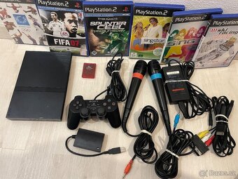 Herná konzola - PlayStation 2 Slim SCPH-77004 + 6 Hier - 10