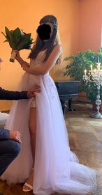 Romantické svatební šaty - 10