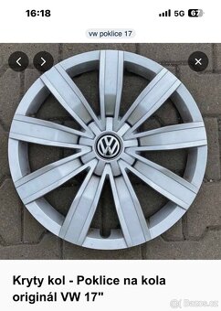 Sada disků z VW 215/65 R17 99H zimní pneu - 10