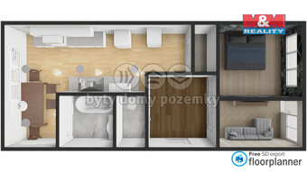 Pronájem bytu 2+1, 51 m², Žďár nad Sázavou, ul. Haškova - 10