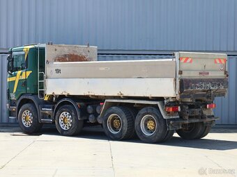 Scania R 124, 8x4, TŘÍSTRANNÉ SKLÁPĚNÍ, 32 TUN, NÁSTAVBA TRÖ - 10