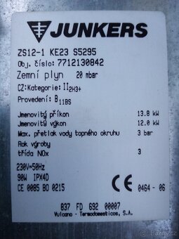 JUNKERS ZS12-1 KE23, JUNKERS ZW18-1KE23, JUNKERS ZW23-1KE23 - 10