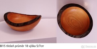 Dřevěné misky -krásný a praktický dárek - 10