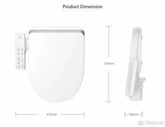 Xiaomi inteligentní záchodové prkénko s vyhříváním - 10