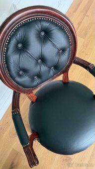 Stylový počítačový stůl 120 cm + židle - 10