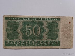 Prodám 5ks starých bankovek 1912 – 1950 - 10