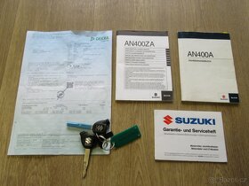 Suzuki AN400 Burgman ABS, velice zachovalý, 23700km - 10