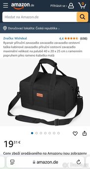 Ryanair kabinové zavazadlo 40 x 20 x 25 cm - 10
