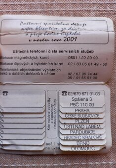 Kartičkové kalendáříky - 10 kusů - 10