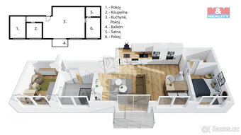Prodej bytu 3+kk, 112 m², Zlín, ul. Lorencova - 10