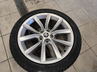 Prodám zimní originální sadu ALU kola Modus 5x112/r18 - 10