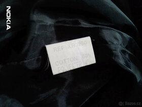 Dámské šaty černé aplikace kytky - 10