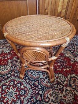 Ratanová křesla a stolek - 10