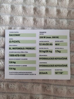 Elektro skútr RacceWay E-Fichtl - 10