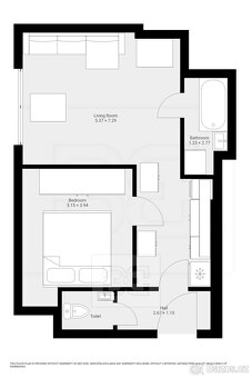 Pronájem bytu 2+kk 44 m2, Praha - Nusle, ev.č. N08214 - 10