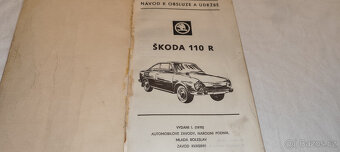 Škoda 110 R - návod k obsluze a údržbě Š110R - 10