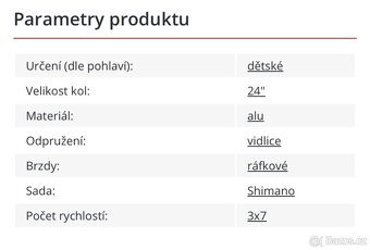 Dětské kolo 24” - 10