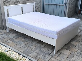 Prodám manželskou postel + Matrací 140cm x 200cm - 10