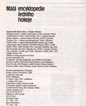 MALÁ ENCYKLOPEDIE LEDNÍHO HOKEJE - 10