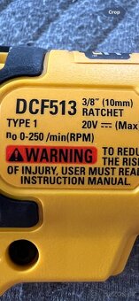Dewalt Nova 20V Brushless 3/8” 10 mm Ratchet Na Prodej - 10