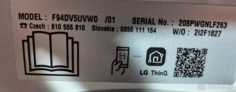 LG ThinQ A+++ PARNÍ SE SUŠIČKOU ZÁRUKA DOPRAVA INSTALACE - 10