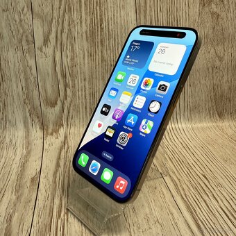 iPhone 15 Pro 128GB, nature, 100% baterie,vada na displayi - 10