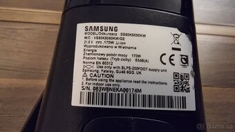 Aku tyčový vysavač Samsung - 10