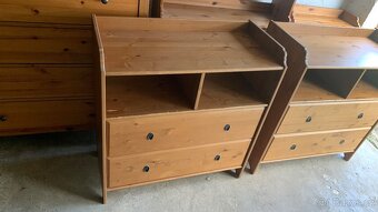 Ikea Leksvik komoda dřevo masiv Hemnes - 10