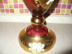 pohár rubínové sklo - 10