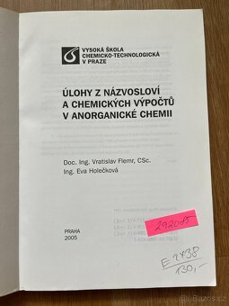 Skripta VŠCHT, 70 Kč/ks - 10