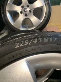 Alu kola Škoda R17 5X112 LETNÍ PNEU 225/45 R17 PEGASUS - 10