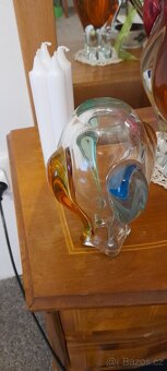 Váza hutní sklo - 10